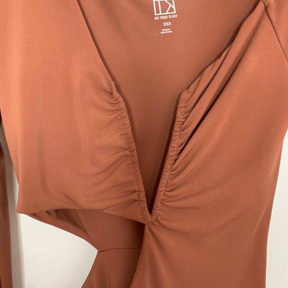 Not Yours To Keep River Midi Dress Rosewood Womens Size XXS Revolve - Picture 8 of 16